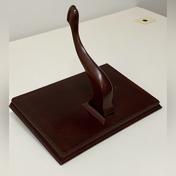 Vtg Virginia Metalcrafters Colonial Williamsburg Mahogany Chippendale Wall Shelf - Picture 10 of 16